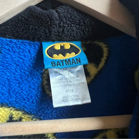 Batman Toddler Fleece Robe 4T - Picture 2 of 3